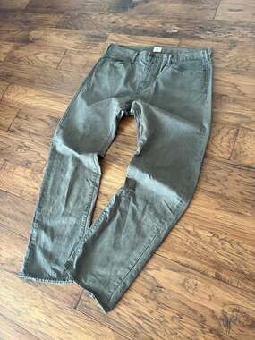 🔥 Dockers Straight Fit Olive Pants – 36x32 Vintage Fade Workwear Vibes